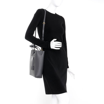 Saint Laurent Calfskin Toy Shopping Tote Dark Anthracite 2 of 9