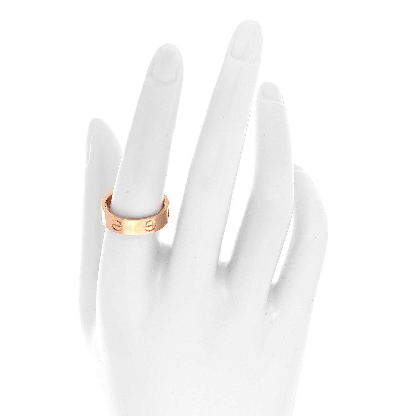 18K Pink Gold 5.5mm LOVE Ring 57 8