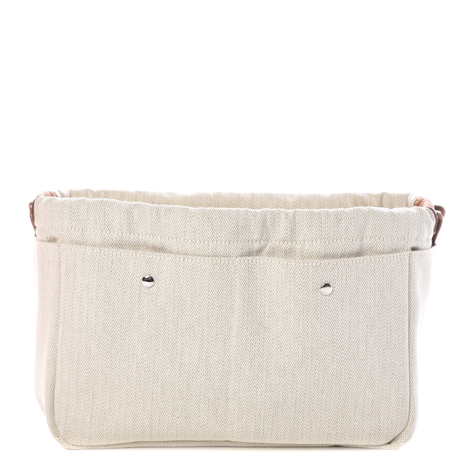 Hermes Canvas Barenia Fourbi 25 MM Pouch Naturel Fauve 1 of 10