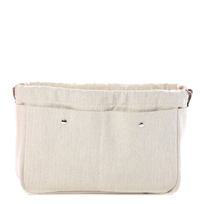Hermes Canvas Barenia Fourbi 25 MM Pouch Naturel Fauve 1 of 10
