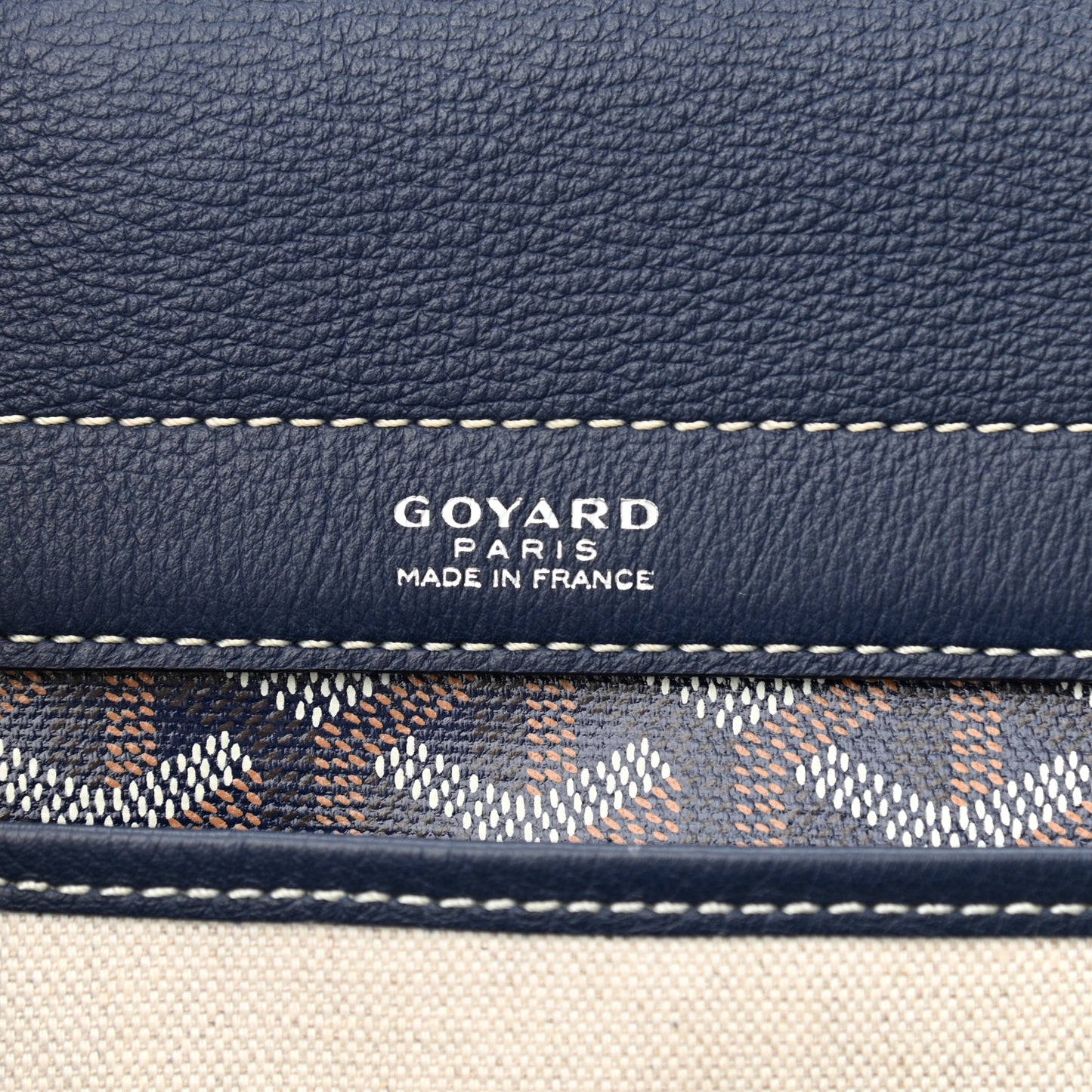 Goyardine Rouette PM Bleu Marine