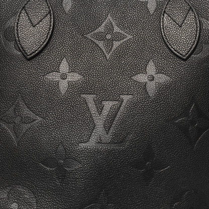 Louis Vuitton Empreinte Monogram Giant Neverfull MM Black 8 of 14