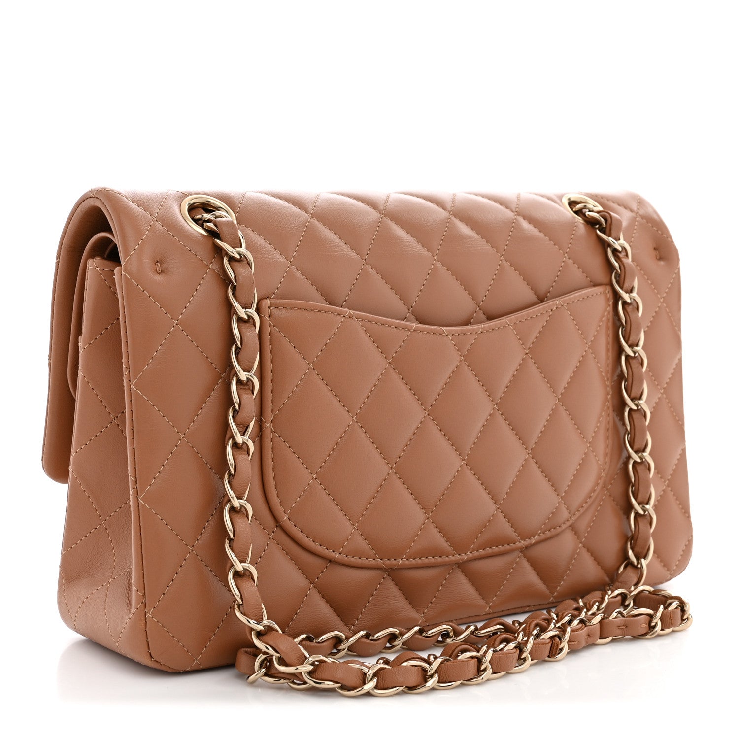 Chanel Lambskin Quilted Medium Double Flap Brown 2 of 10