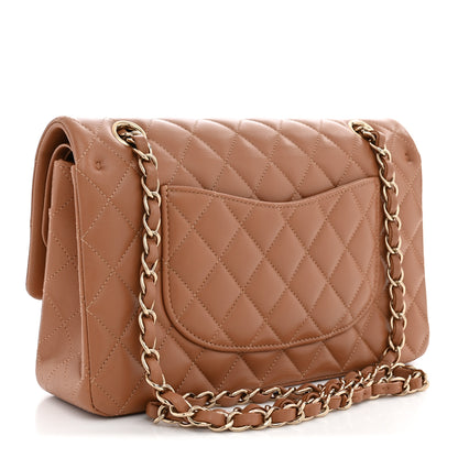 Chanel Lambskin Quilted Medium Double Flap Brown 2 of 10