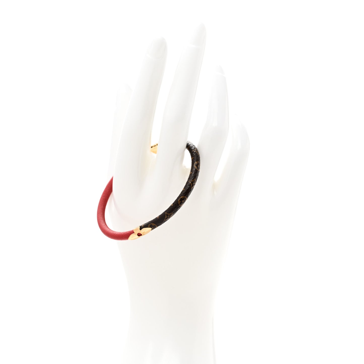 Monogram Daily Confidential Bracelet 19 Red