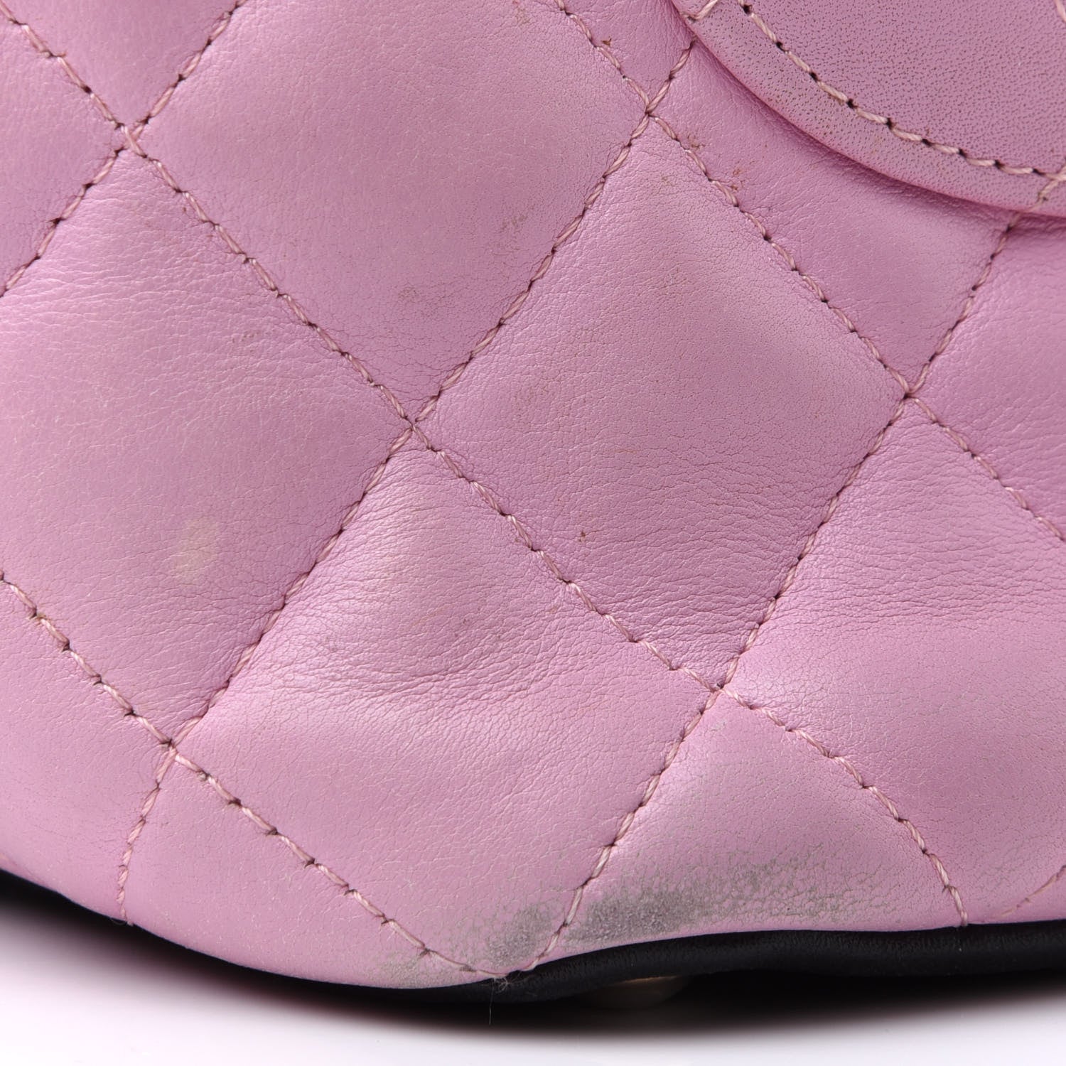 Chanel Calfskin Quilted Medium Cambon Tote Pink Black 14 of 17