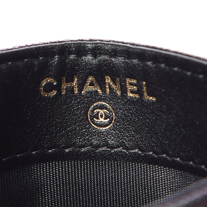 Chanel Iridescent Caviar Quilted Card Holder Black 5 of 9