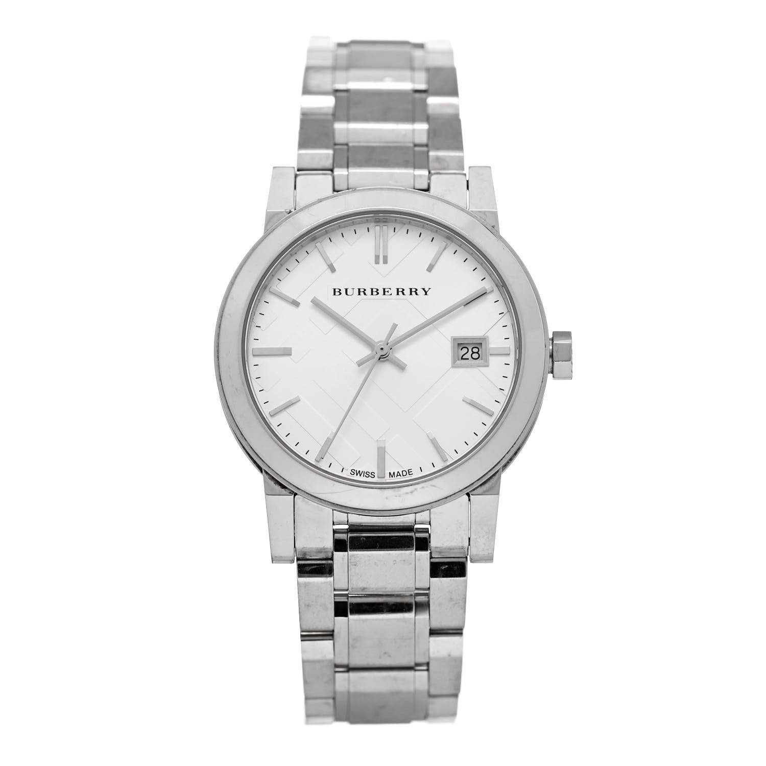 Burberry Stainless Steel 34mm The City Quartz Watch BU9100 1 of 5