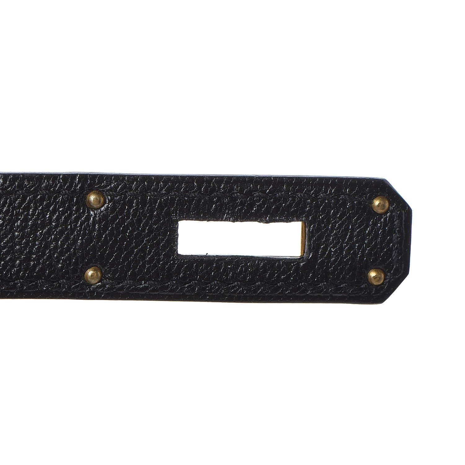 Hermes Chevre Mysore Horseshoe Kelly Sellier 28 Black Deep Red 29 of 36