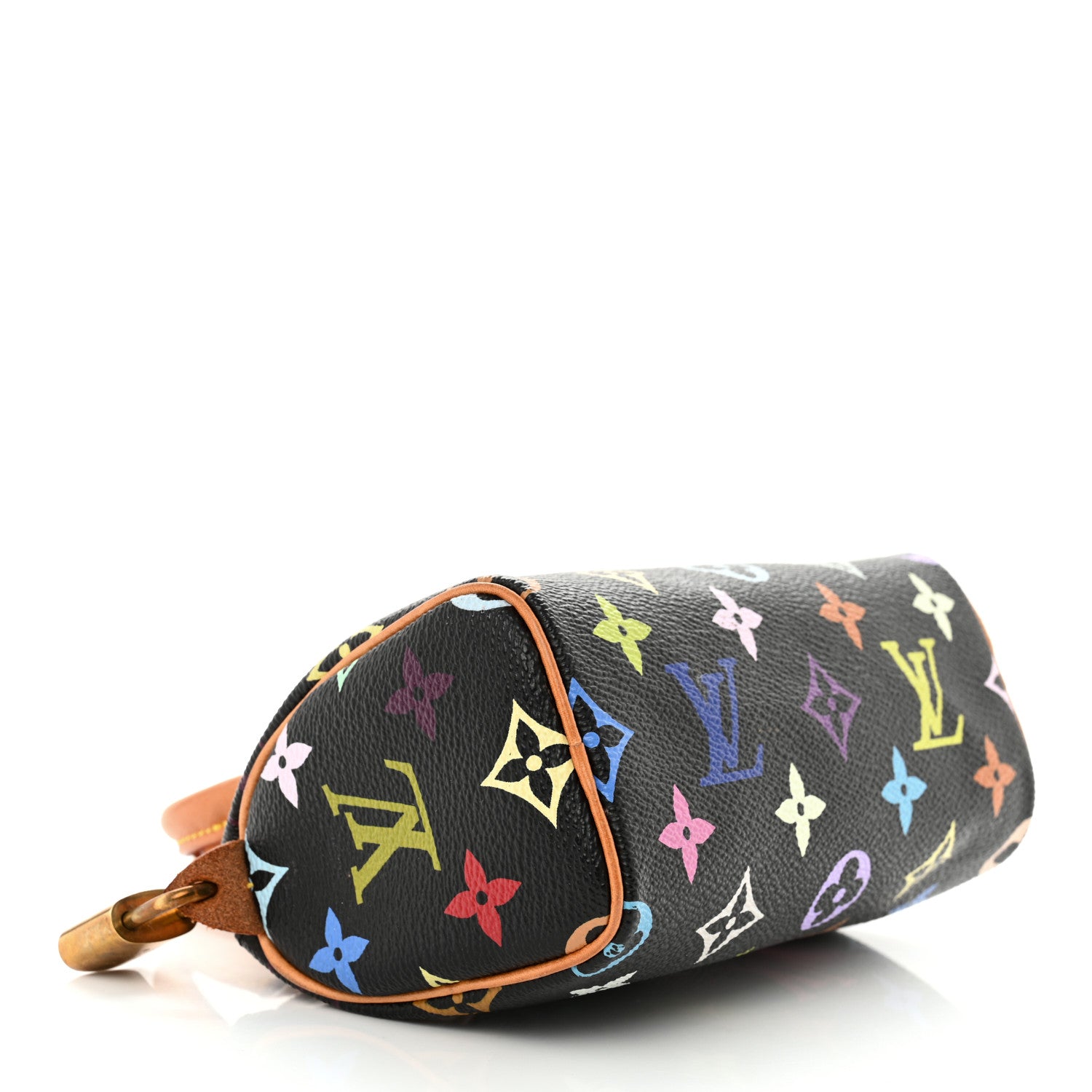 Louis Vuitton Monogram Multicolor Mini Sac HL Speedy Black 4 of 10