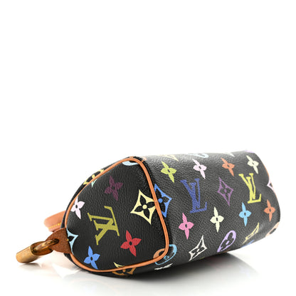 Louis Vuitton Monogram Multicolor Mini Sac HL Speedy Black 4 of 10