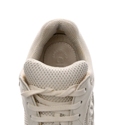 Chanel Suede Calfskin CC Sneakers 37 White Pink Green 14 of 15