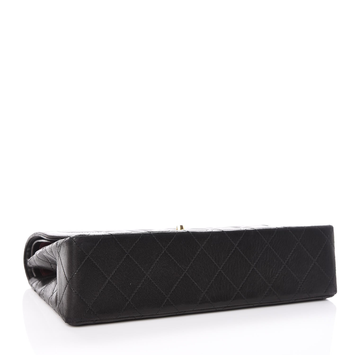 Chanel Lambskin Quilted Medium Double Flap Black 4 of 19