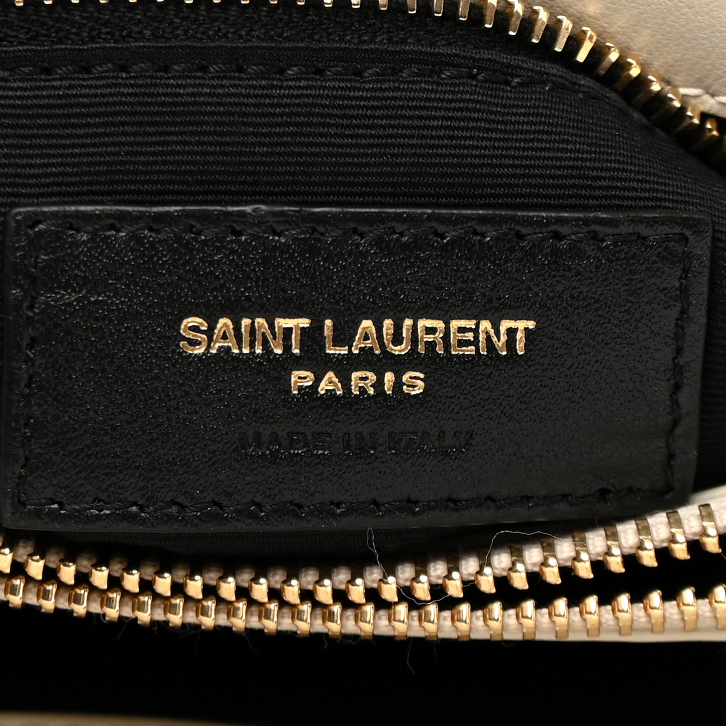 Calfskin Y Quilted Monogram Medium Loulou Chain Satchel Crema Soft