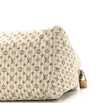 Louis Vuitton Mini Lin Croisette Speedy 30 Blue 11 of 11