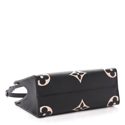 Louis Vuitton Empreinte Monogram Giant Onthego PM Black Beige 4 of 11