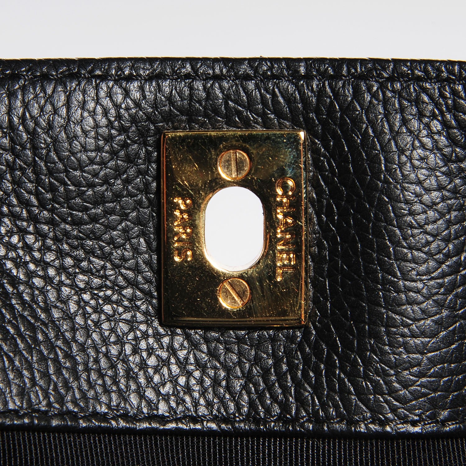 Chanel Calfskin Cerf Shopper Tote Black 6 of 8