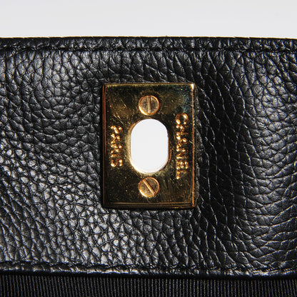 Chanel Calfskin Cerf Shopper Tote Black 6 of 8