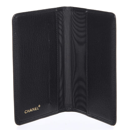 Chanel Goatskin Card Holder Wallet Black 5 of 9