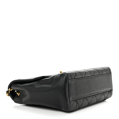 Chanel Caviar Quilted Medium Single Flap Black 4 of 20