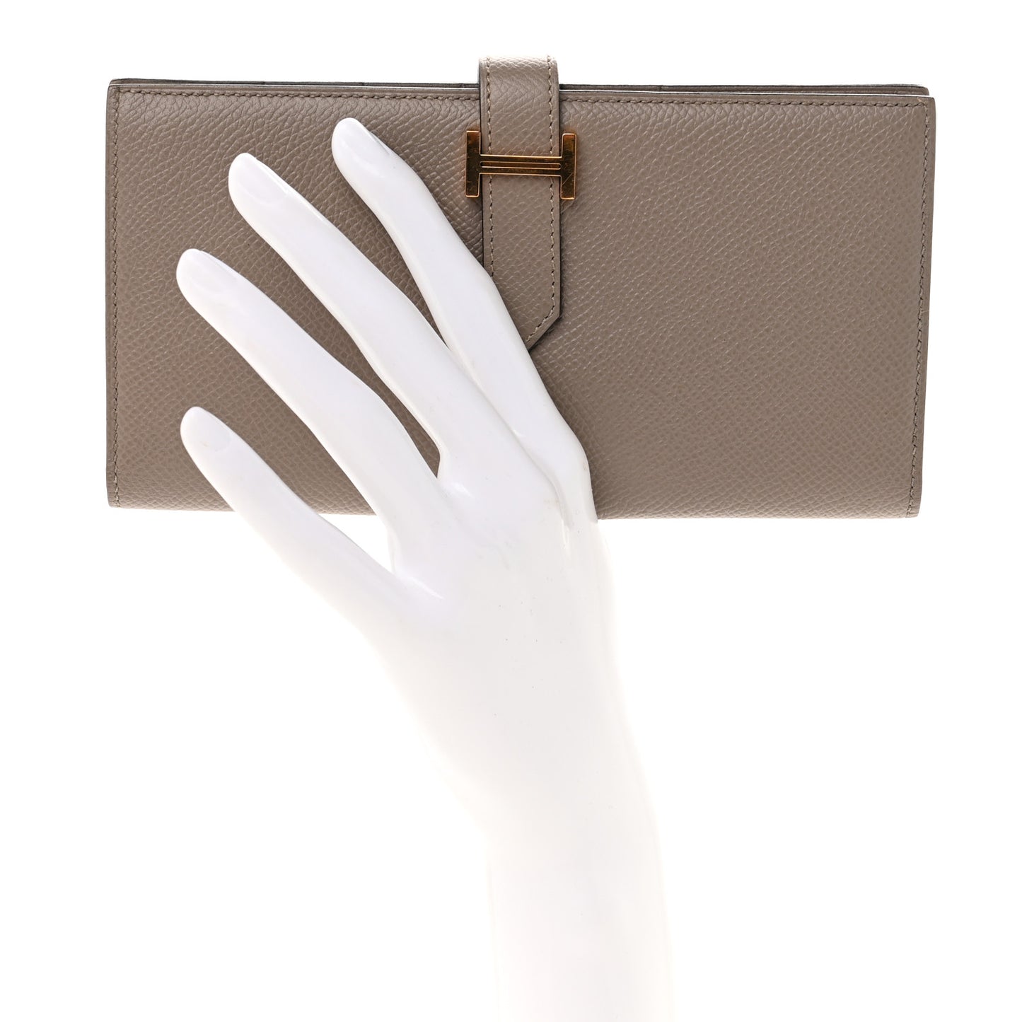 Epsom Bearn Gusset Wallet Gris Asphalte
