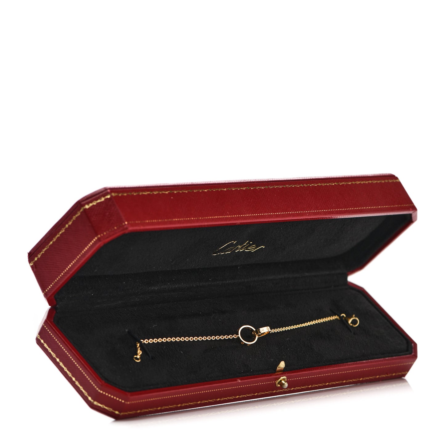 18K Yellow Gold Interlocking LOVE Bracelet