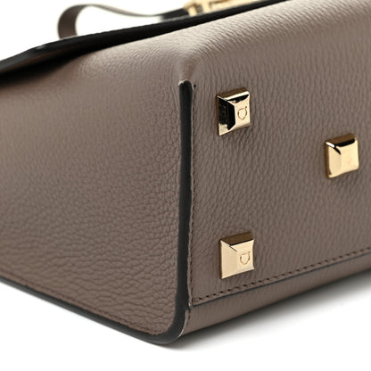 Salvatore Ferragamo Calfskin Small The Studio Crossbody Bag Caraway Seed 6 of 17