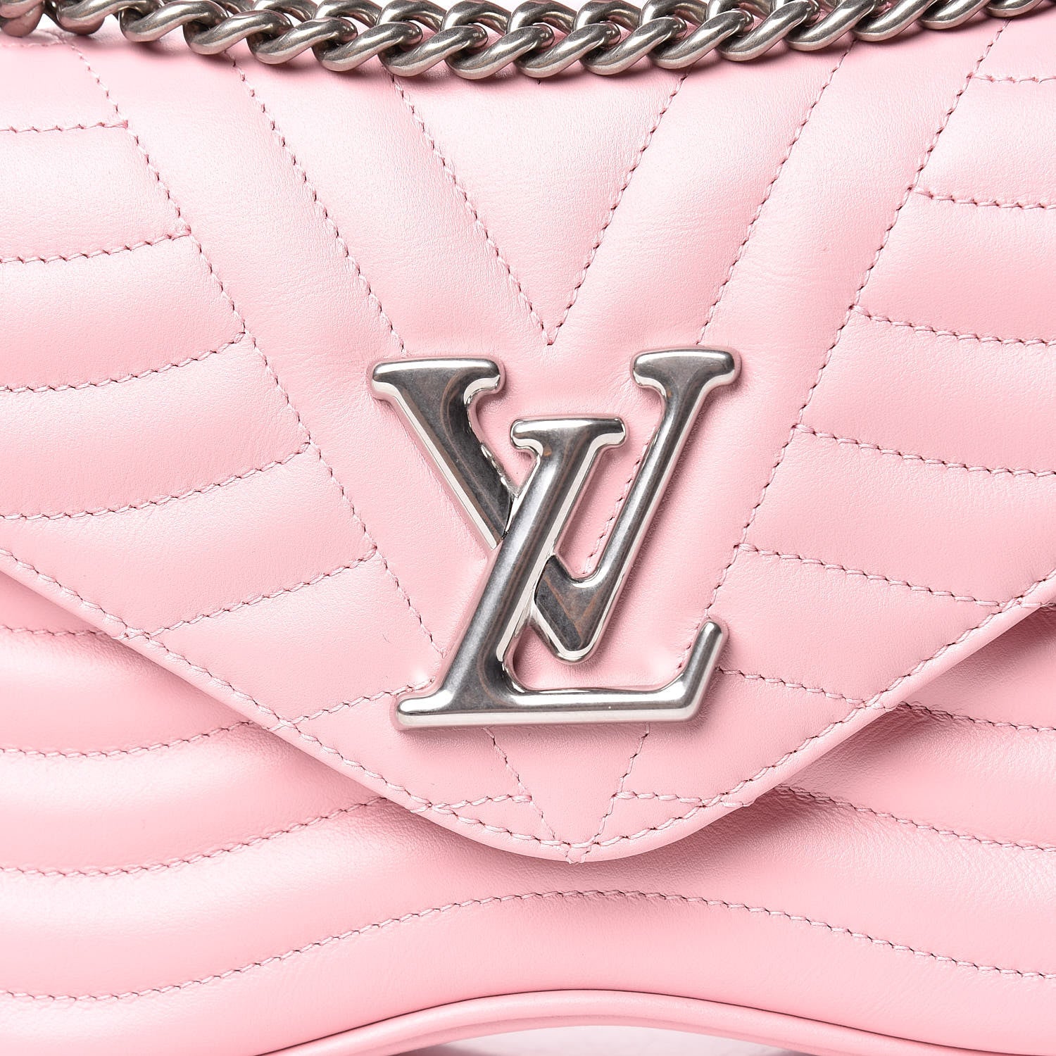 Louis Vuitton Calfskin New Wave Chain MM Smoothie Pink 12 of 13