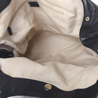 Gucci Pebbled Calfskin Large Sukey Tote Black 5 of 10