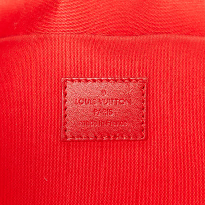 Louis Vuitton Vernis Felicie Pochette Chain Wallet Cherry 7 of 15
