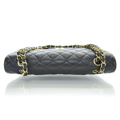Chanel Caviar Quilted Medium Double Flap Black 5 of 11