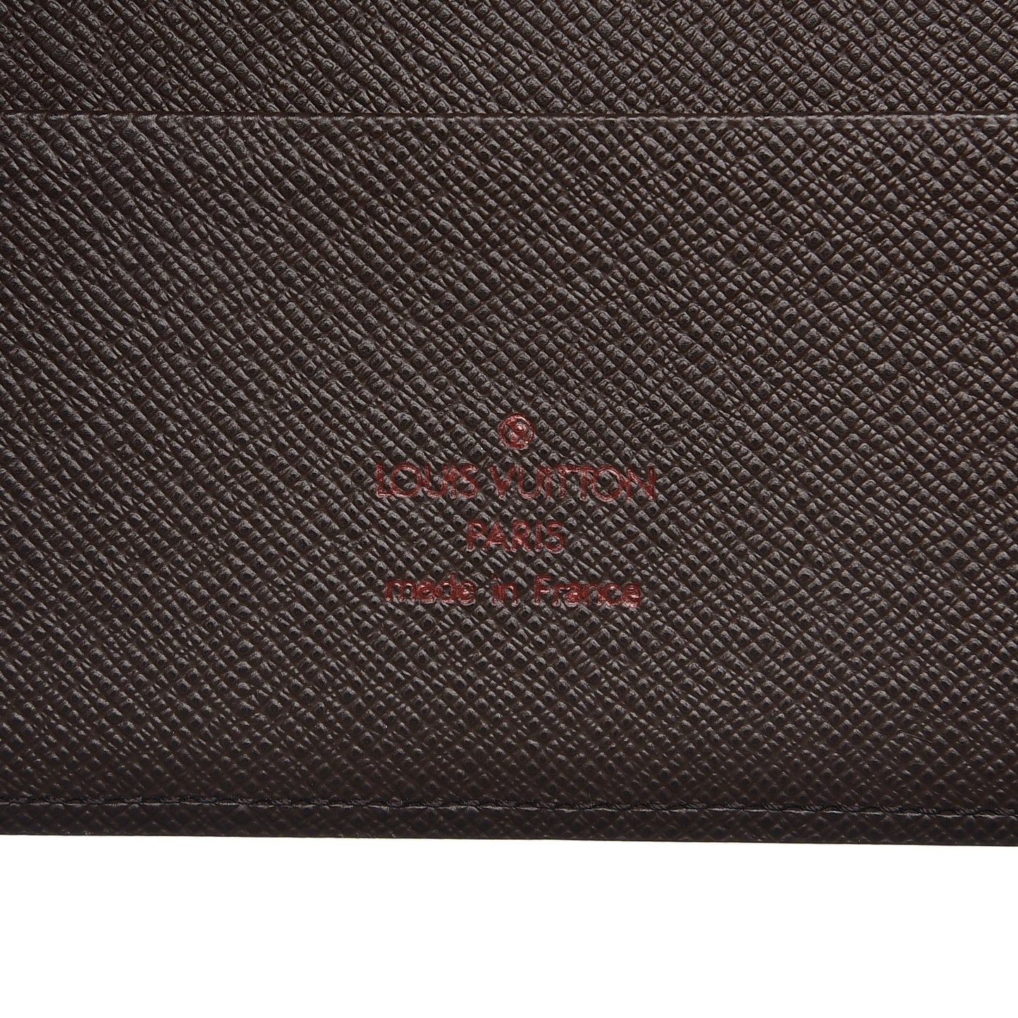Damier Ebene Large Ring Agenda Cover