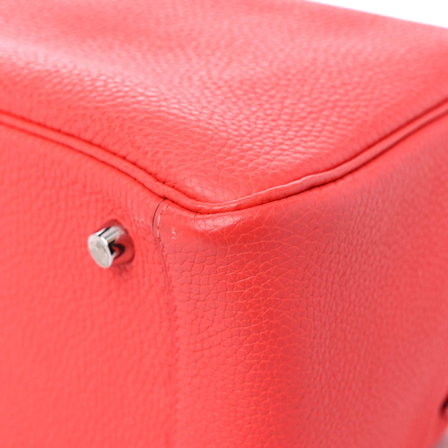 Hermes Taurillon Clemence Lindy 26 Rouge Pivoine 11 of 11