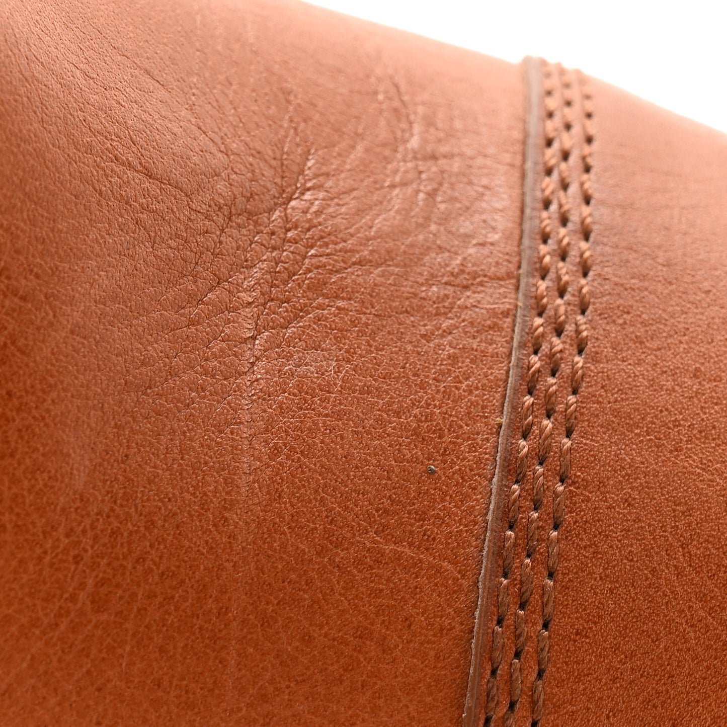Calfskin CC Logo Mid Calf Boots 37 Caramel