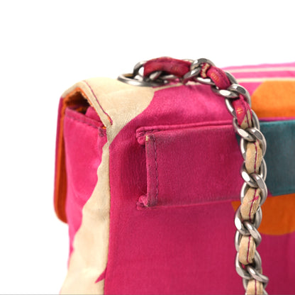 Chanel Satin Mini Convertible Flap Pink Multicolor 11 of 14