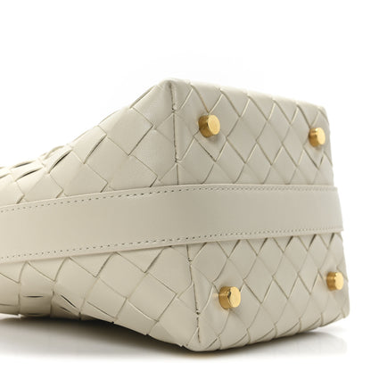 Bottega Veneta Calfskin Nappa Intrecciato Candy Wallace Sea Salt 8 of 9