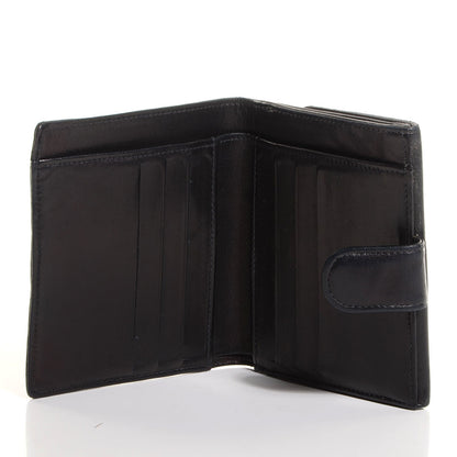 Chanel Lambskin CC French Wallet Black 5 of 8