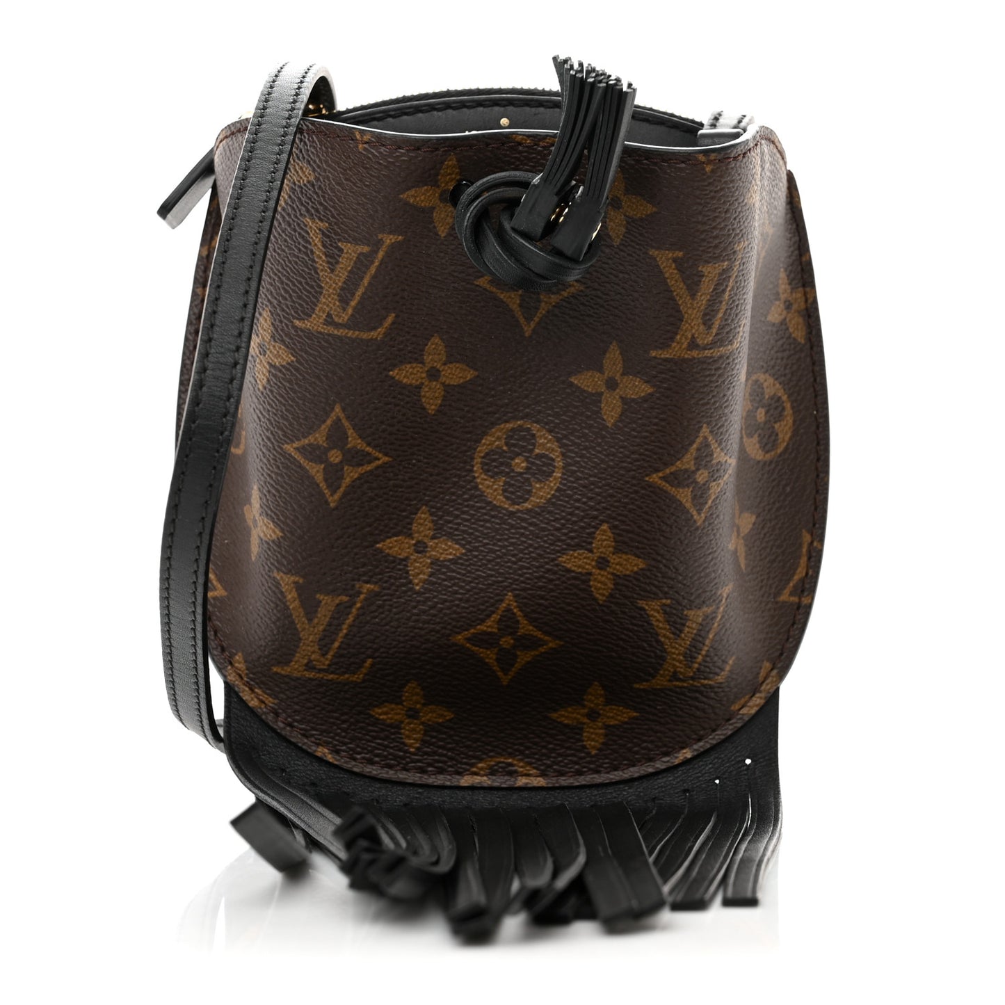 Monogram Fringed Mini Noe