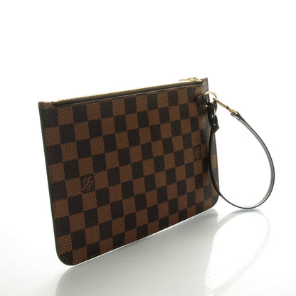 Louis Vuitton Damier Ebene Neverfull MM GM Pochette 3 of 8