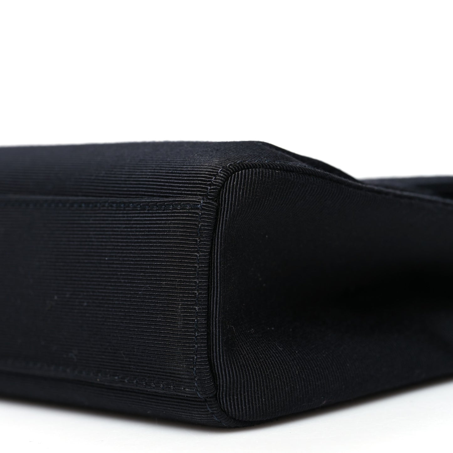 Grosgrain Mini Kelly Flap Bag Black