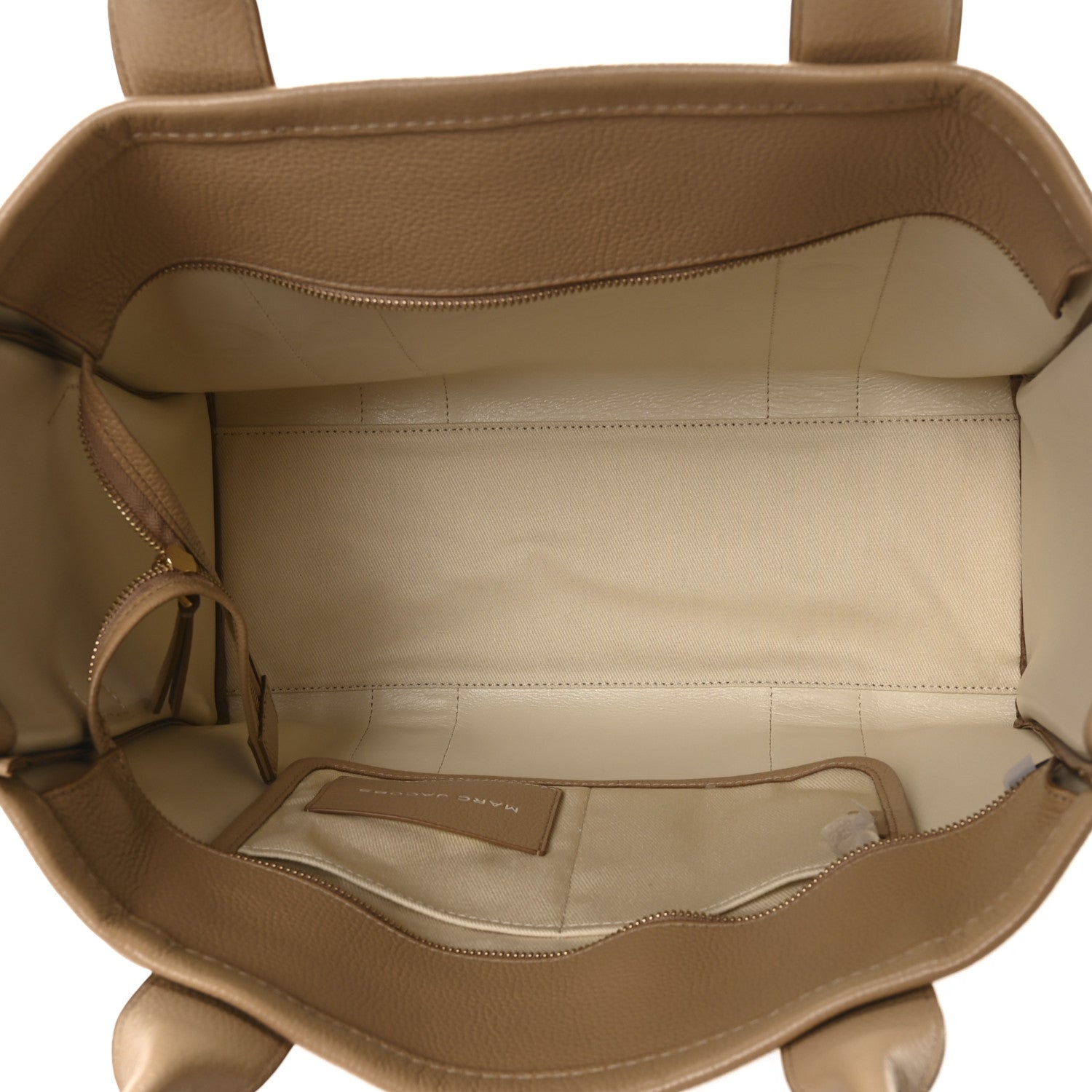 Marc Jacobs Grained Calfskin Large The Tote Bag Camel 5 of 12