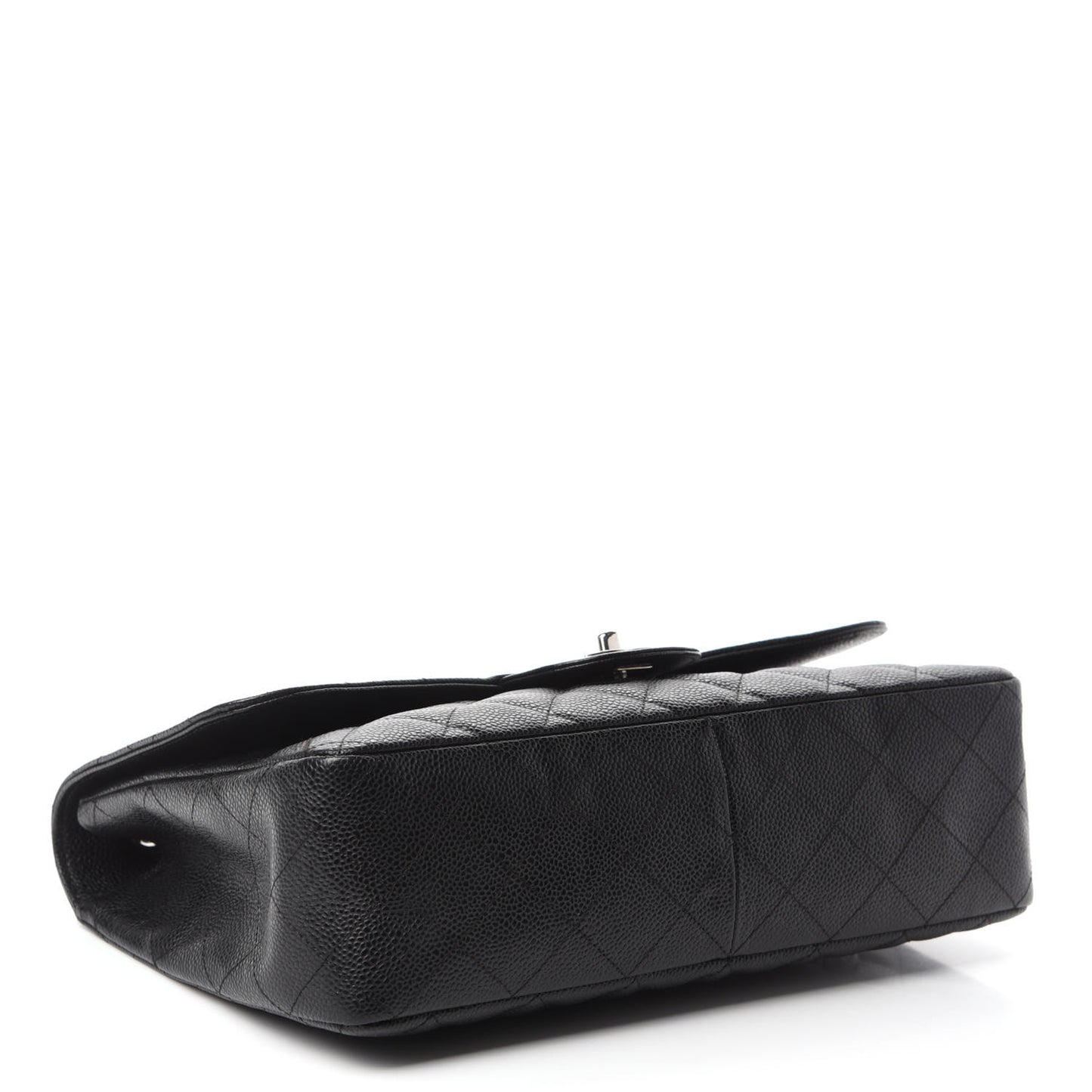 Caviar Quilted Jumbo Single Flap Black