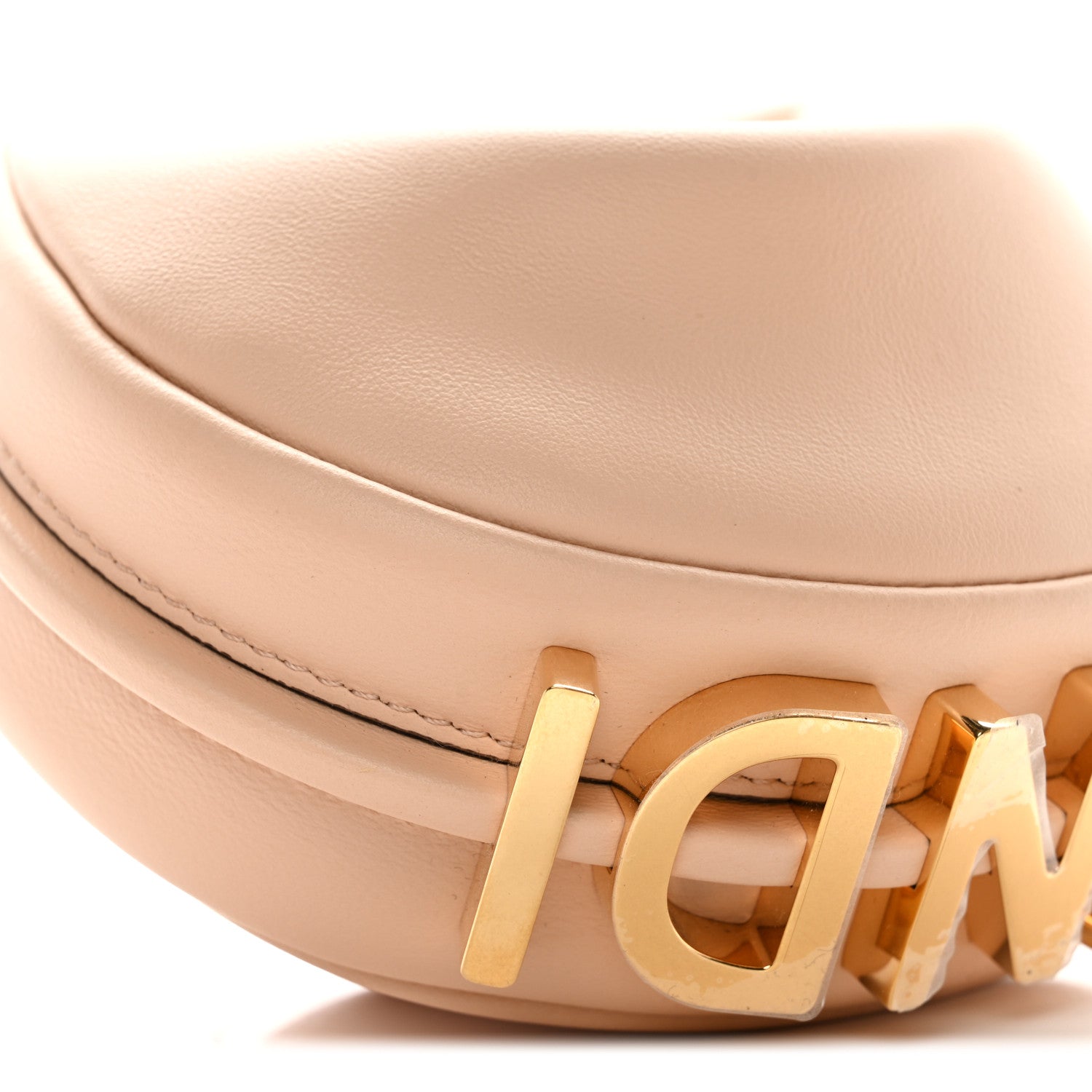 Fendi Vitello Grace Matte Nano Fendigraphy Hobo Charm Light Rose 9 of 10