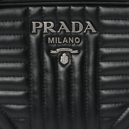 Prada Soft Calfskin Diagramme Camera Bag Black 9 of 12