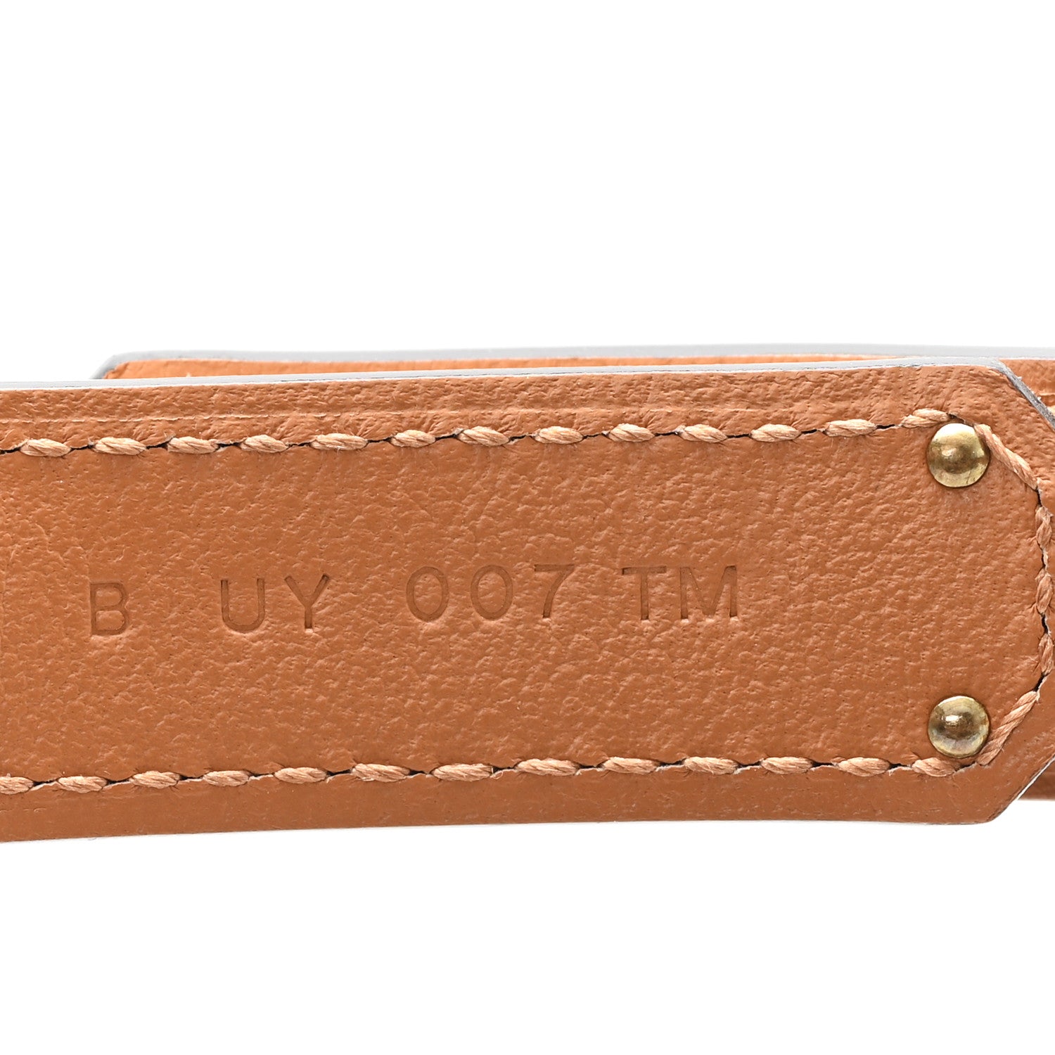 Hermes Epsom Kelly Belt White 3 of 4