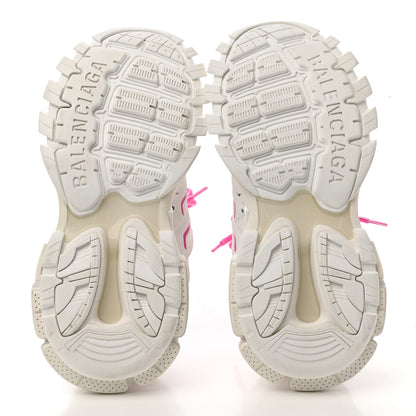 Balenciaga Mesh Rubber Bi-Color Womens Track Sneakers 37 White Fluo Pink 5 of 11