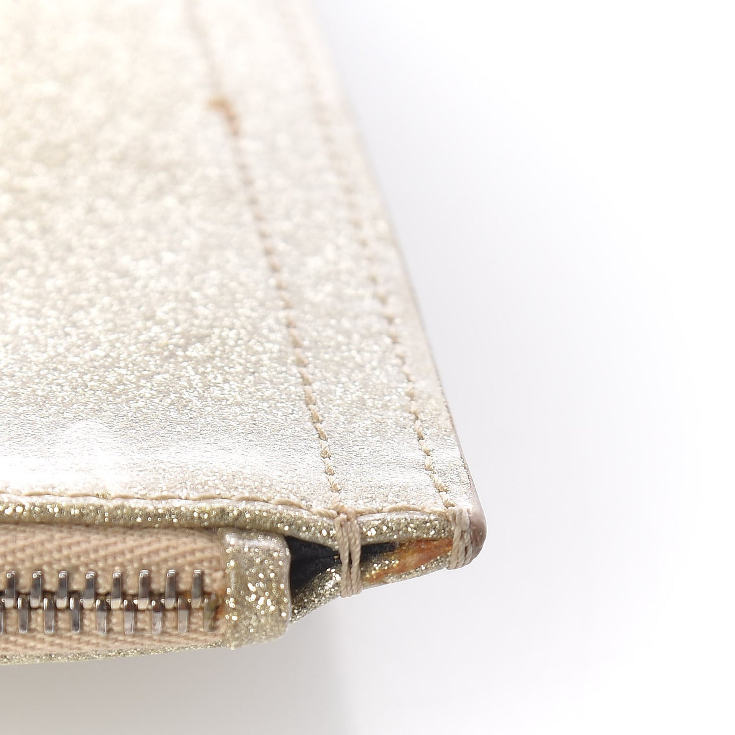 Patent Glitter Large Antigona Pouch Gold