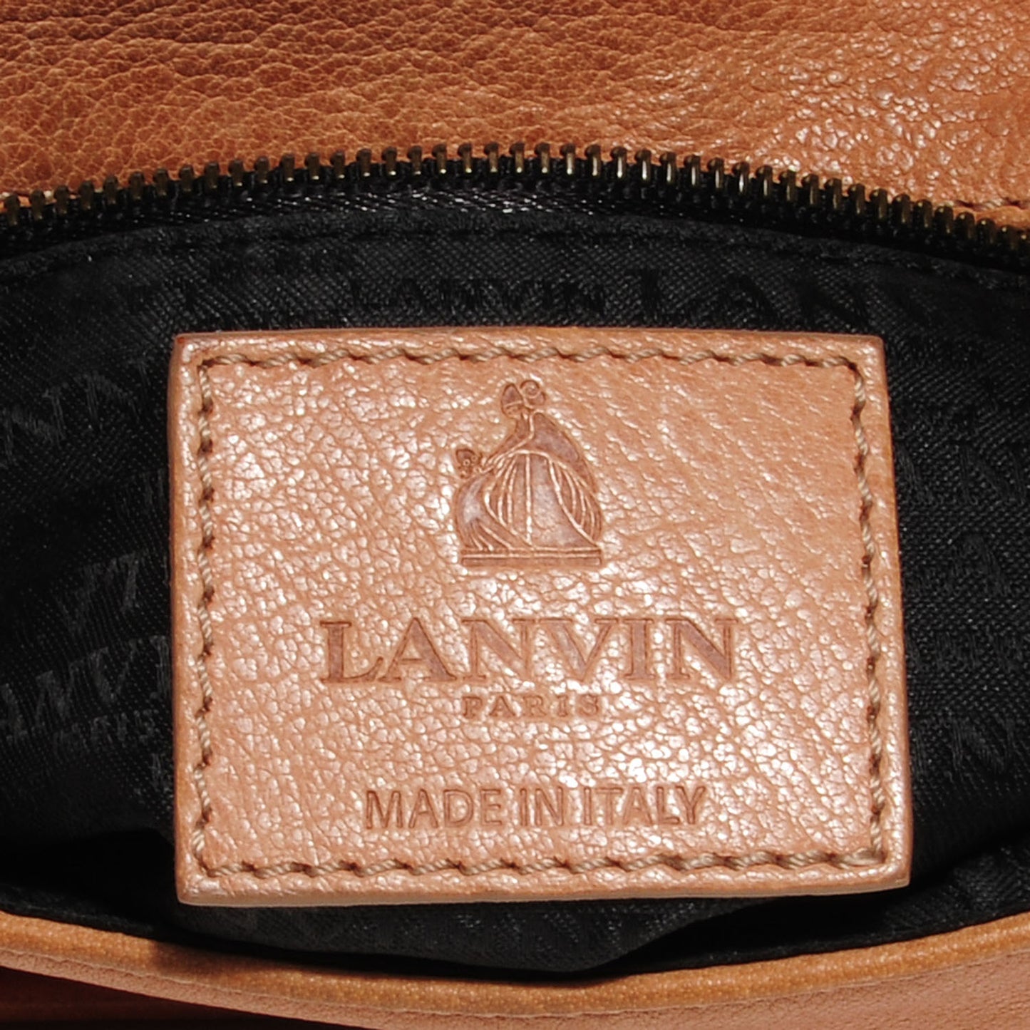 Smooth Grained Leather Medium Happy Shoulder Bag