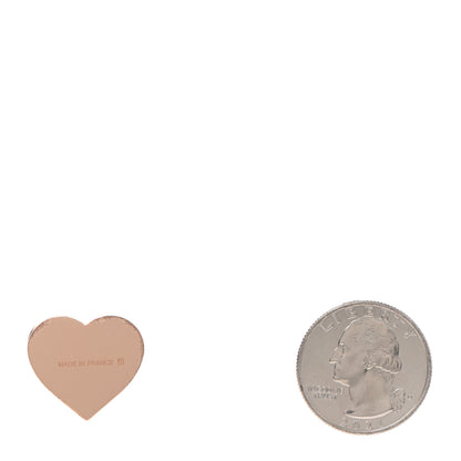 Hermes Rose Gold Plated Brass Mini Coeur Twilly Scarf Ring 2 of 5