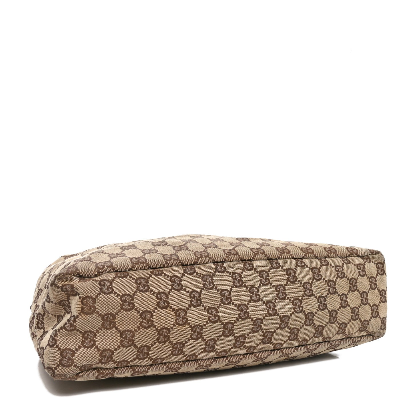 Monogram Medium Horsebit Chain Hobo Dark Brown